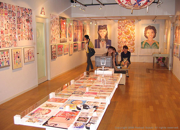 Solo exhibition '' Radical Suzuki and 365 friends'' July 7th ~ 17th 2003, at Guardian Garden, Tokyo