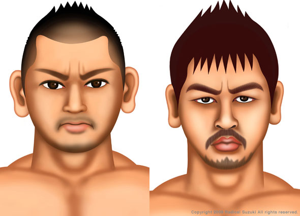 Left : W. Sakata / Right : R. Sai
